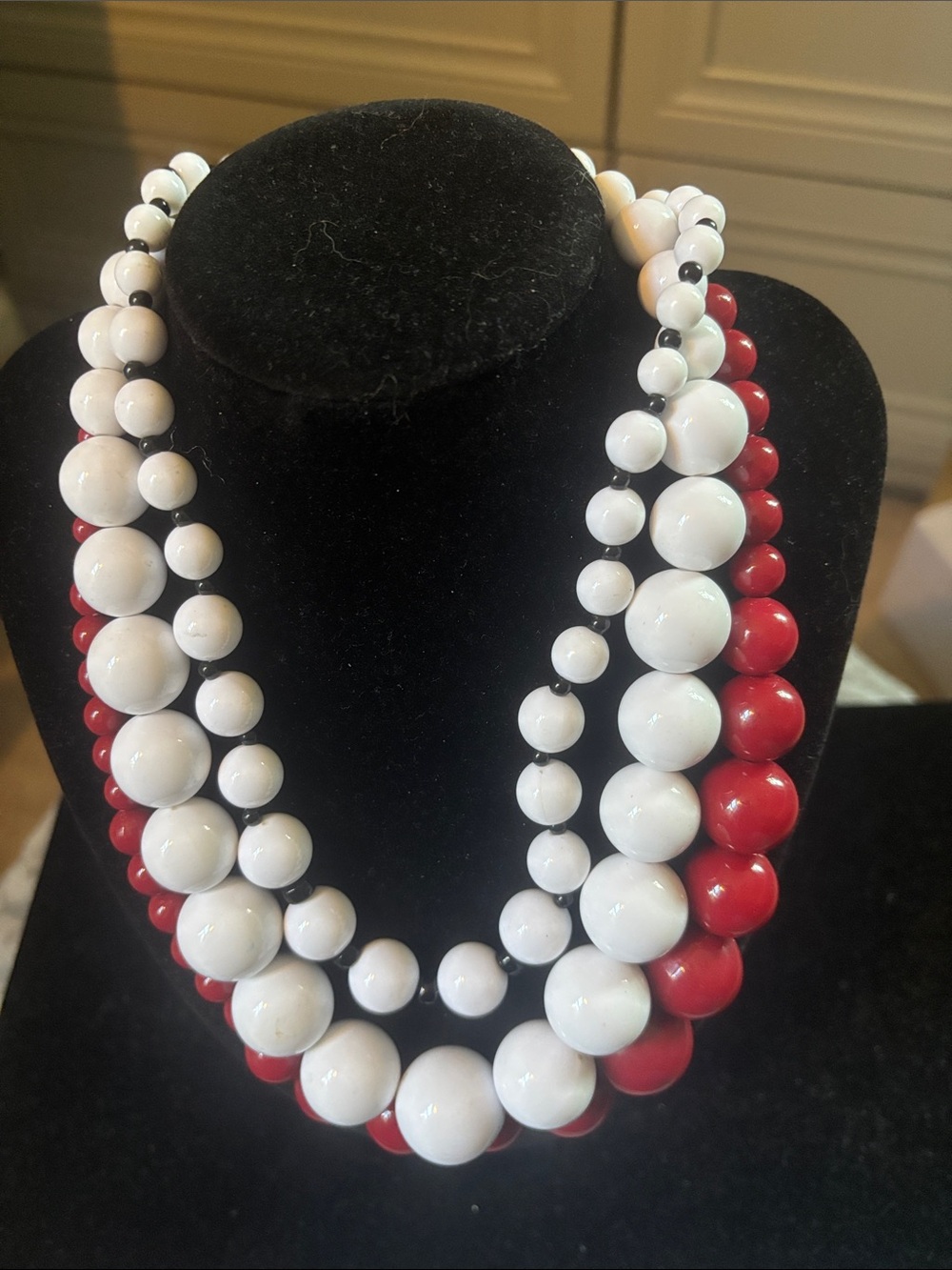 3 vintage beaded necklaces. All in great condition